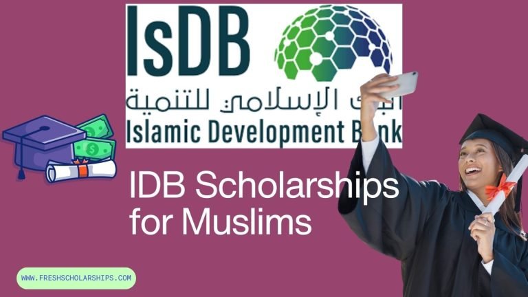 IDB Scholarships for Muslims