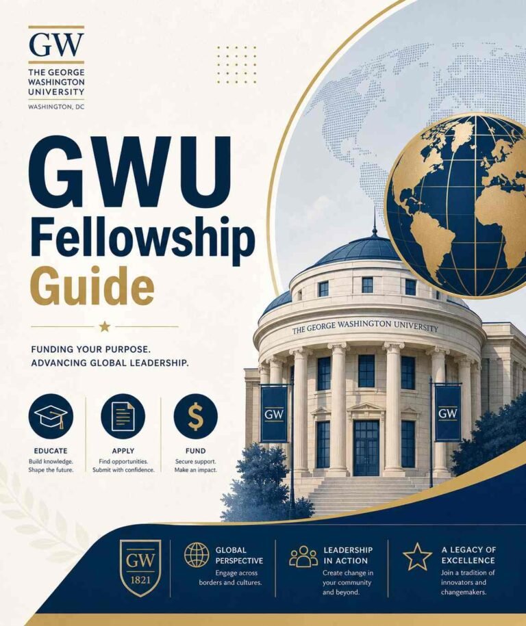 GWU Global Leaders Fellowship funding and eligibility overview